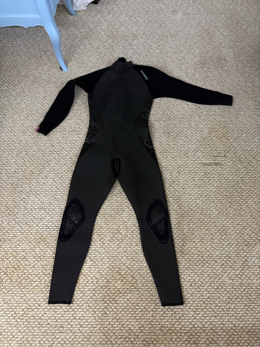 Women’s Black Full-Length Neoprene Bodysuit Wetsuit